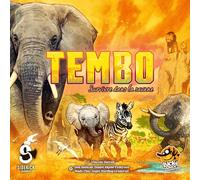Lucky Duck Games - TEMBO - Juego de Mesa cooperativo para niños a Partir de 8 años - Guía a un rebaño de Elefantes en la Sabana - 9 escenarios & 2 Niveles - 1-4 Jugadores - 30-60 min - Versión