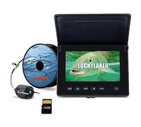 LUCKY DVR Cámara de Pesca subacuática Buscador de Peces bajo el Agua LED infrarrojo Cámara de Video portátil de Pesca Monitor LCD Kayak Barco Pesca en el mar