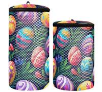 Lucky Easter Egg - Bolsas de zapatos para lavadora, bolsa de lavado de zapatillas, 2 unidades, bolsa de malla para zapatos, bolsa de limpieza para lavadora, Huevo de pascua, 1 size, Moderno
