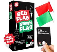 Lucky Egg - Divertido juego de fiesta de bandera roja y verde - Decisiones de citas de amigos del juez - 230 preguntas diversas - Juego de mesa para adultos