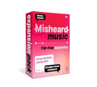 Lucky Egg Misheard Music: Expansión de Hip Hop - Paquete de tarjetas complementarias para el juego original de música misheard misoed, 100 cartas de hip hop sin sentido, juego base requerido