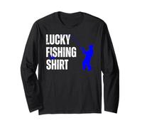 Lucky Fishing Dads Moms Go Carp Bass Fishing Night Fishing Manga Larga