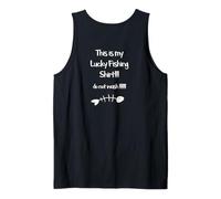 Lucky Fishing Shirt - Camiseta de Pesca con Texto en inglés Do Not Wash! Camiseta sin Mangas