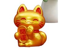 Lucky Fortune Cat - Lindos Felices Personajes Cataratos, Adornos de la Fortuna Coleccionables, Lucky Cat Mini Figure Collection, Maneki Neko Fortune