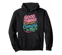 Lucky Girl Syndrome Manifestando Afirmacion Manifestacion Sudadera con Capucha