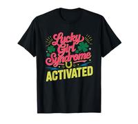 Lucky Girl Syndrome Manifestando Humor Era Camiseta