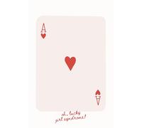 Lucky Girl Syndrome Manifestation Journal: Daily Gratitude Diary for Positive Affirmations and Goal Setting - Cute Ace of Hearts Cover Design