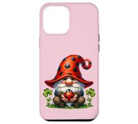 Lucky GNOME Graphic For Girls and Women Pink Ladybug Carcasa para iPhone 12 Pro MAX