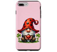 Lucky GNOME Graphic For Girls and Women Pink Ladybug Carcasa para iPhone 7 Plus/8 Plus