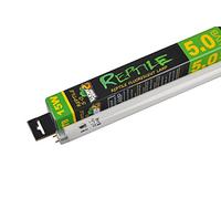 Lucky Herp 5.0 Lámpara fluorescente de tubo de terrario tropical, lámpara UV, 15 W, 18 pulgadas, T8