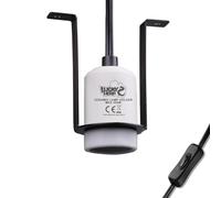 LUCKY HERP Lámpara de calor de cerámica para reptiles, portalámparas E27, terrario, reptiles, cabezal de lámpara de cerámica para lámpara de terrario, tortuga, gamón barbudo