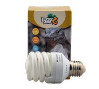 LUCKY HERP Reptile 10.0 UVB fluorescente desierto terrario lámpara mini bombilla, rosca de tornillo, 9 W
