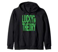 Lucky in Theory Divertido Día de San Patricio Sudadera con Capucha