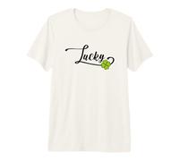 Lucky Irish Clover Día de San Patricio Verde Irlanda Camiseta Premium