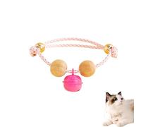 Lucky Kimono Cedar-Bead Pet Collar, Celerypets Cat Collars Personalized Dog Suit Collar with Fortune Pendant, Adjustable & Comfortable with Bells, for All Pets (S,S (Suitable for 6-9 kg))