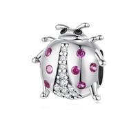 Lucky Ladybug Charm Charm de plata esterlina 925 se adapta a la pulsera Pandora, SCC3094