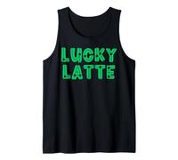 Lucky Latte Food Inspirado apodos irlandeses Hombres Mujeres Camiseta sin Mangas