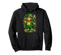 Lucky Leprechaun Shamrock Coins St Patricks Day Irish Sudadera con Capucha