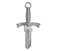 Lucky Line Custom Leathercraft Lucky Line - Llaves forjadas con forma de espada, llave de casa en blanco, SC1, 1 llave (B301S)