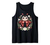 Lucky Little Ladybug Bug Insect Garden Cute Camiseta sin Mangas
