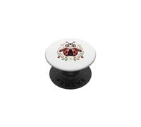 Lucky Little Ladybug Bug Insect Garden Cute PopSockets PopGrip Adhesivo