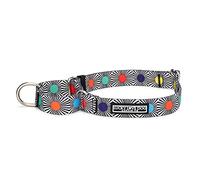 Lucky Love Dog Collar martingala, Collar Antideslizante, Collares de martingala para Perros medianos, Ideal para látigos, Galgos y más (SOCO, Mediano)