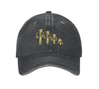 Lucky Luke Daltons Gorras de béisbol Amarillas para Escapar de la prisión de niños Vinta GE Gorra de algodón Desgastado para Hombres y Mujeres Gorras de Verano