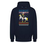 Lucky Luke Howdy Holidays - Sudadera con capucha para Navidad, azul marino, 3XL