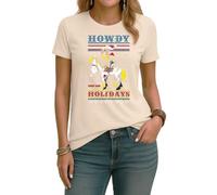 Lucky Luke Howdy Holidays | Ugly Christmas Christmas - Camiseta para mujer, natural, M