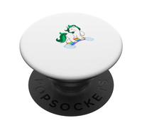 Lucky & Magical Unicorn - Animal Espiritual, Arco Iris para Mujeres y niños PopSockets PopGrip Adhesivo