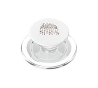 Lucky Mahjong Lindo Floral Lucky Charm gráfico PopSockets PopGrip para MagSafe
