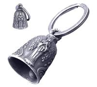Lucky Motorcycle Bells, Angel Biker Bell, Good Luck Steel Bell, Motocicleta Safety Bell, Heavy Spirit Riding Bell, Drive Safe Key Chain, Rider Protection Bell, Biker Good Luck Charm, Steel