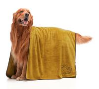 Lucky Paws® Toalla para Perros del Reino Unido - Toalla para Perros Extra Grande 140x70cm - Toallas para Perros Súper Absorbentes, Lujosamente Suaves, de Secado Rápido para Secar Perros - Toalla de