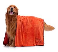 Lucky Paws® UK Dog Towel - Toallas extragrandes de 140 x 70 cm para perros, superabsorbentes, lujosamente suaves, de secado rápido, toallas para perros de secado rápido, toalla de microfibra de alta