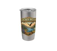 Lucky Peak State Park Idaho - Recuerdo gráfico novedoso Vaso térmico de acero inoxidable de doble pared
