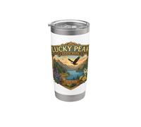 Lucky Peak State Park Idaho - Recuerdo gráfico novedoso Vaso térmico de acero inoxidable de doble pared