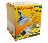 Lucky Reptile Bright Sun UV Jungle - 70 W lámpara halogenuros metálicos para bases E27 - Lámpara de luz de día terrarios - Lámpara de calor con radiación UV para reptiles tropicales