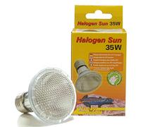Lucky Reptile Halogen Sun Paquete de 2 - Calentador 35 W para portalámparas E27 - Bombilla de halógeno para Reptiles - Lámpara de terrario con Espectro de luz Diurna - Lámpara de Calor Regulable