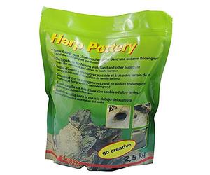 Lucky Reptile Herp Pottery 2,5 kg HP-2 - granulado de Lodo para terrarios - Alternativa a Polvo de Barro - aditivo a Arena para Capacidad óptima para cavar y diseño Creativo del terrario