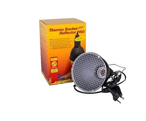 Lucky Reptile HTRP-1 Thermo Socket Plus Reflector Klein mit Steckverbindung, Reflektorleuchte mit Porzellanfassung Anschlussfertig