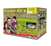 Lucky Reptile Kit de Inicio geco de Leopardo 80 cm - Set Completo de terrario para cría y tenencia Permanente de Geckos Set de Inicio Geckos de Leopardo Color Blanco