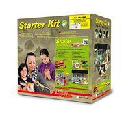 Lucky Reptile Kit de Inicio Serpientes 50 cm - Set Completo de terrario para Serpientes crianza de Serpientes Jovenes o pequeñas - Set de Inicio para Serpientes Color Negro