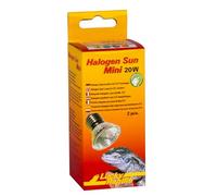 Lucky Reptile lámpara de halógenos Sun Mini Pack Doble - 20 W radiador para Bases E27 - Mini Foco de halógenos para Reptiles - Lámpara de Calor para terrarios pequeños con Espectro de luz de día