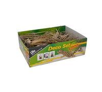 Lucky Reptile Life Experience LDS-01 - Miniterrario seco, Set de Decoración de Desierto, con Materiales Naturales