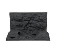 Lucky Reptile Rocky Canyon (2 Piezas) - Scape it Easy - Basalt Grey, 48 x 25 x 29 cm, para Kits de Arranque de 50 cm