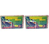 Lucky Reptile Sphagnum Moss - 100 g Ladrillos de Musgo para terrarios - Musgo de terrario para Aumentar Humedad del Aire - Musgo de Cultivo controlado orquídeas y bromelias - Accesorio para Reptiles