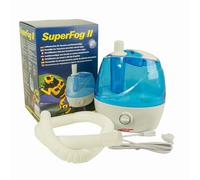 Lucky Reptile Super Fog II - humificador para terrarios Tanque de Agua 2,1 litros - máquina de Niebla con 300 ml/h de Potencia de - Sistema de nebulización silencioso, Ajustable - Accesorio terrario