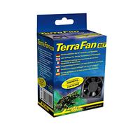 Lucky Reptile Terra Fan - Set de ventilación con 2 x 6 cm Ventiladores 12V y Transformador - Ampliable a 4 Ventiladores - Ventilador pequeño silencioso y regulado por Temperatura terrario y Acuario