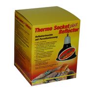 Lucky Reptile HTRP-1 Thermo Socket Plus Reflector Klein mit Steckverbindung, Reflektorleuchte mit Porzellanfassung Anschlussfertig