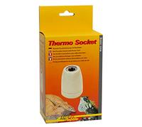 Lucky Reptile Thermo Socket - portalámparas con Rosca - portalámparas E27 con Cable - Base con Tubo roscado y Material de Montaje - Compatible con lámparas hasta 150 W - Accesorio para terrario